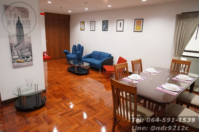 ให้เช่าห้องชุดใหญ่ใจกลางเมือง Baan Suanpetch บ้าน สวนเพชร 2ห้องนอน3ห้องน้ำ 55000บาท