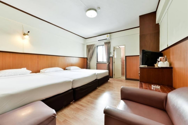 ให้เช่า ห้องพักรายเดือน Nice Palace Hotel Full service ใกล้ BTSสะพานควาย ขนาด 30 ตร.ม. ชั้น 8