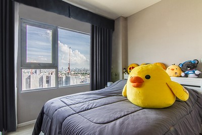 B ขาย คอนโด แอสปาย สาทร ท่าพระ , 30.50 ตรม. 1 นอน ชั้น 24 ห้องสภาพดี ติด bts ตลาดพลู