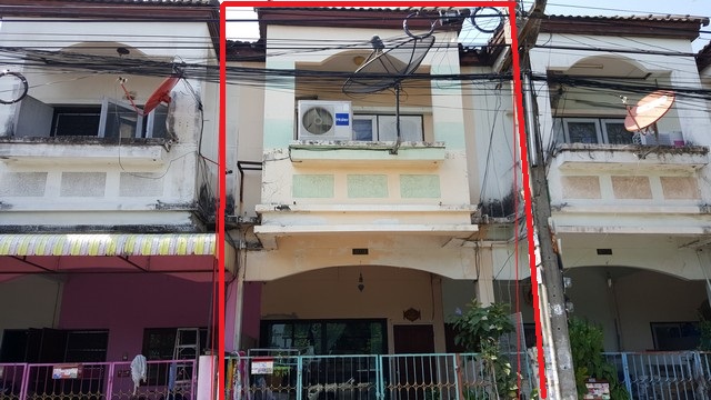 ขายทาวน์เฮ้าส์มีนบุรี สามวา รามอินทราราคาถูกใกล้รถไฟฟ้ามีนบุรี บ้านพร้อมสุข