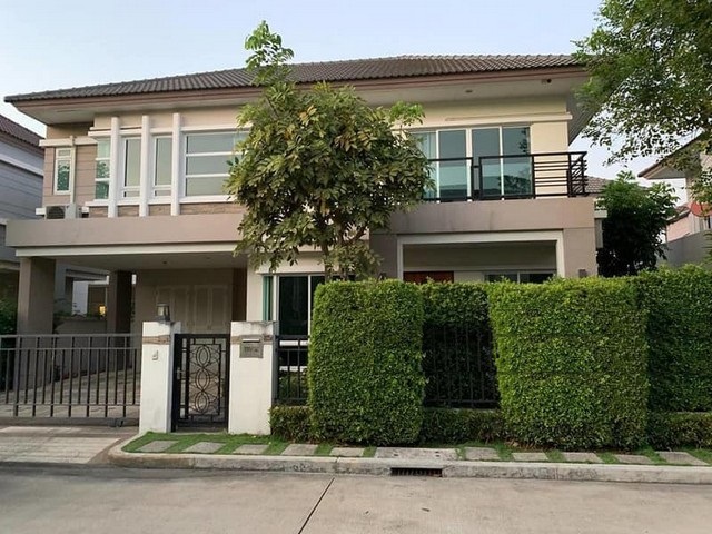  ขายบ้านเดี่ยว หมู่บ้านบางกอก บลูเลอวาร์ด ราชพฤกษ์ - พระราม 5 (โครงการ 2) พร้อมเฟอร์นิเจอร์ 