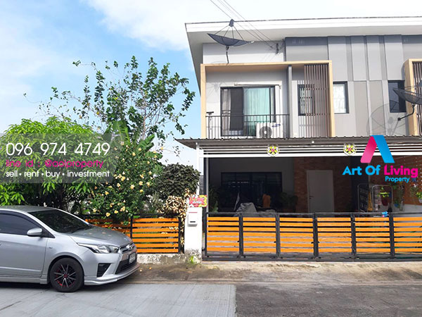 ขายทาวน์โฮม 2 ชั้น ม.เดอะ คอนเนค ประชาอุทิศ 27 (AOL-F70-2008002458)