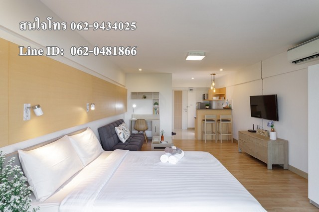 T00253 ให้เช่าคอนโดชมดอย คอนโด ห้องสตูดิโอพร้อมระเบียง ราคาเช่า 8000 บาท 