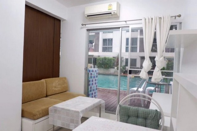 ให้เช่าคอนโด เอ สเปซ อโศก-รัชดา ใกล้ MRT พระราม 9 ขนาด 48 ตรม. 1 นอน ชั้น 1 ติดสระน้ำ ห้องพร้อมอยู่