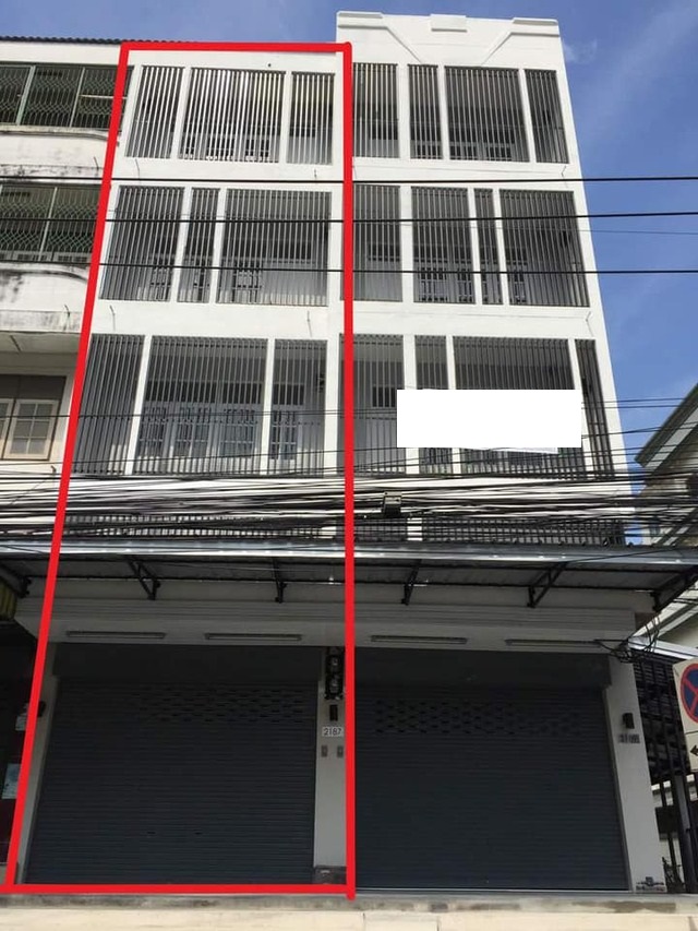 BS517ให้เช่าอาคารพาณิชย์ 4 ชั้น เนื้อที่ 15 ตรว.ติดถนนอ่อนนุช ใกล้ตลาดเอี่ยมสมบัติ เดินทางสะดวก